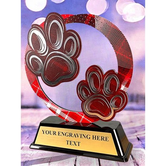 Onyx Stainless Steel Cynology Trophy