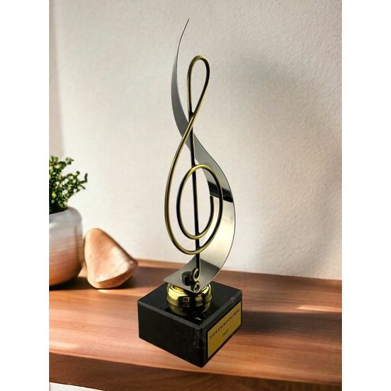 Murcia Musical Note Handmade Metal Trophy