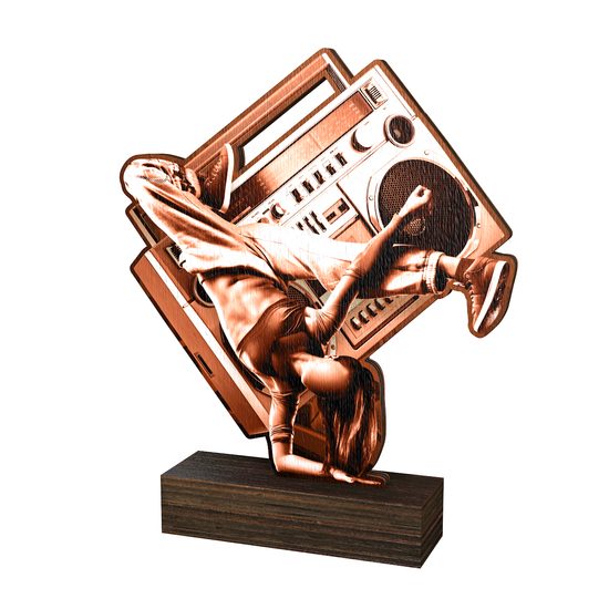 Sierra Classic Street Dance Real Wood Trophy