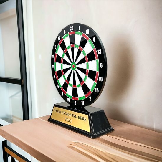 Roswell black acrylic Darts trophy