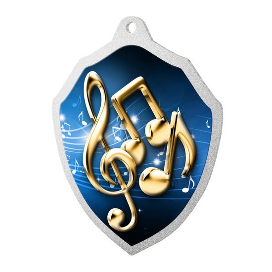 Molten Stainless Steel Music Medal