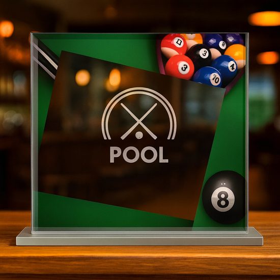 Eloise Pool Full Colour Printed Glass Award