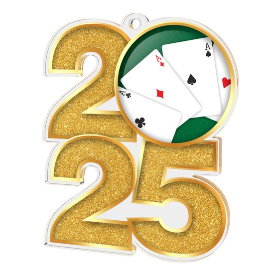 Card Game 2025 Acrylic Medal