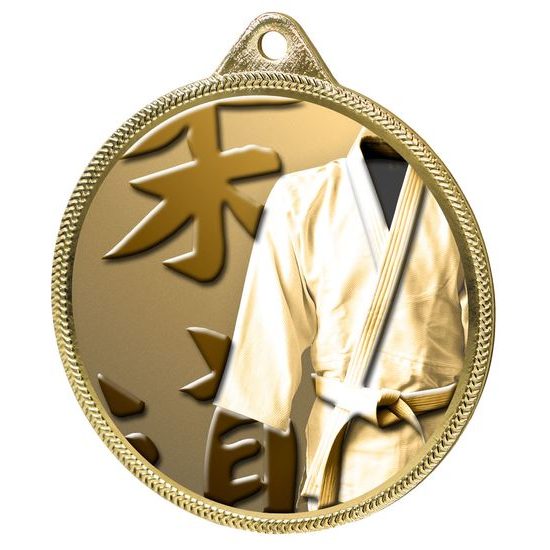 Martial Arts Kimono Classic Texture 3D Print Gold Medal