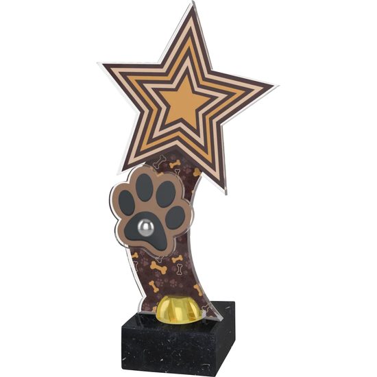 Vienna Dog Show Brown Paw Star Trophy