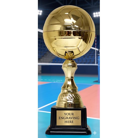 Conroe Gold Volleyball Trophy