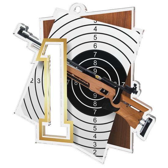 Rifle Shooting Number 1 Medal