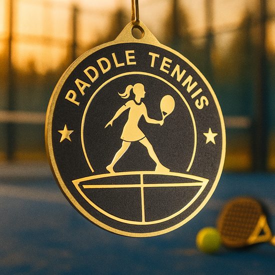 Valor Stainless Padel Tennis Medal