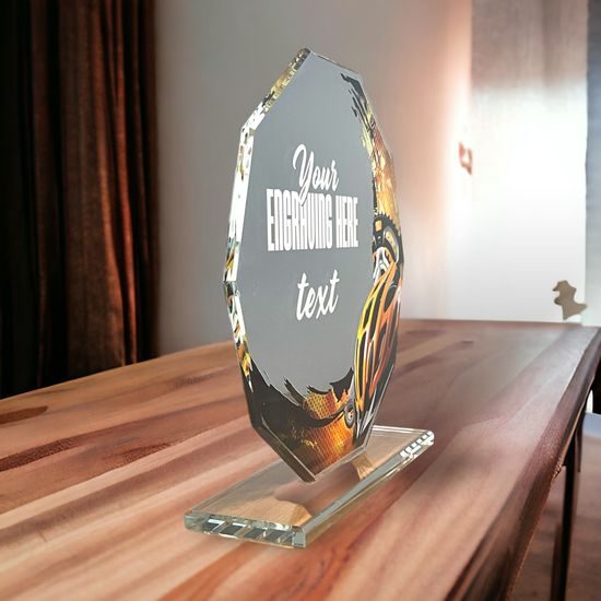 Hopper Orange Cycling Glass Award