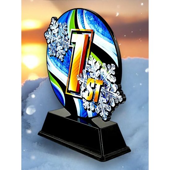 Roswell Black Acrylic 1st Place Winter Trophy