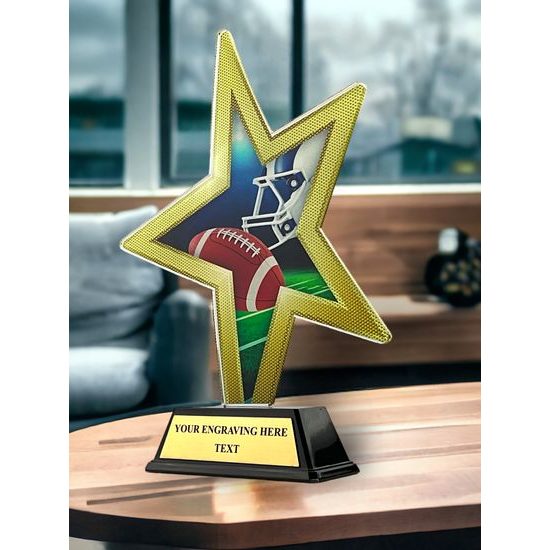 Gold Star Football Trophy