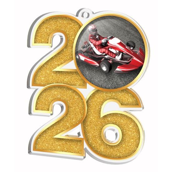 Go-Kart 2026 Acrylic Medal