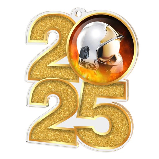 Firefighter 2025 Acrylic Medal