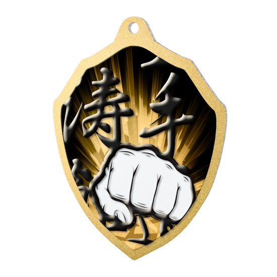 Molten Stainless Steel Martial Arts Classic Medal