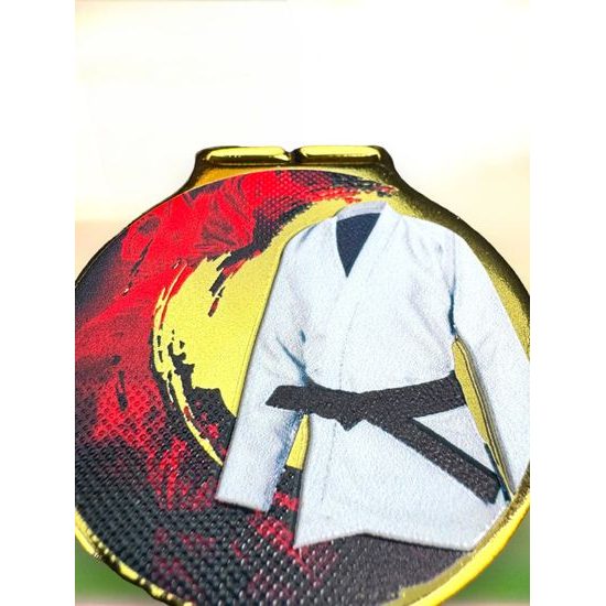 Sacul Martial Arts Color Texture 3D Print Medal