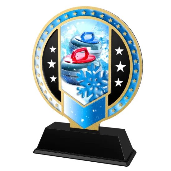 Sentinel Stainless Steel Curling Trophy