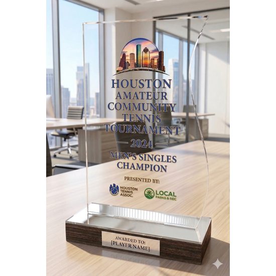 Waldron Acrylic & Wood Classic Trophy