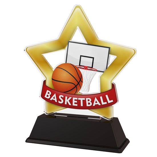 Mini Star Basketball Trophy