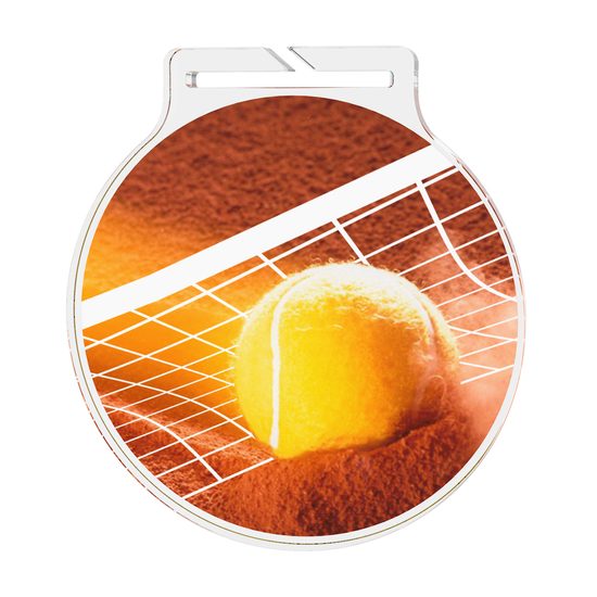 Atlas Tennis Acrylic Medal