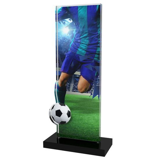 Apla Light Blue Soccer Kit Trophy
