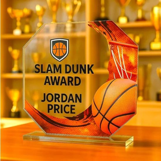 Hutton Basketball Glass Award