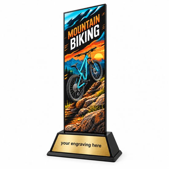 Shadowline Mountain Biking Metal Trophy