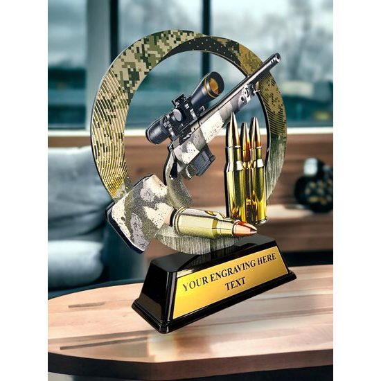 Onyx Stainless Steel Shooting Trophy