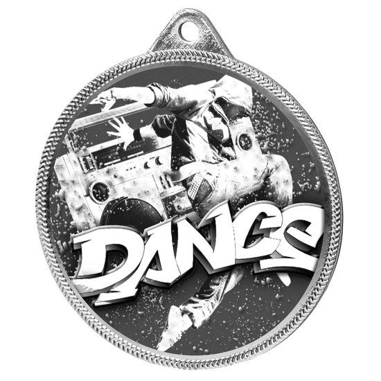 Street Dance Classic Texture 3D Print Silver Medal