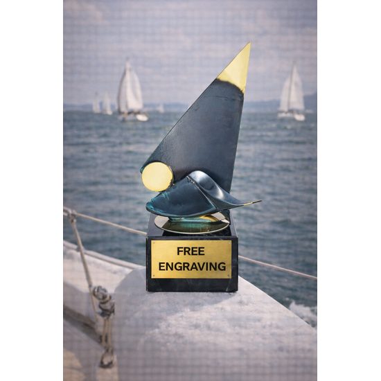 Toledo Sailing Handmade Metal Trophy
