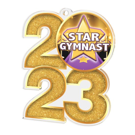 Star Gymnastics 2023 Acrylic Medal