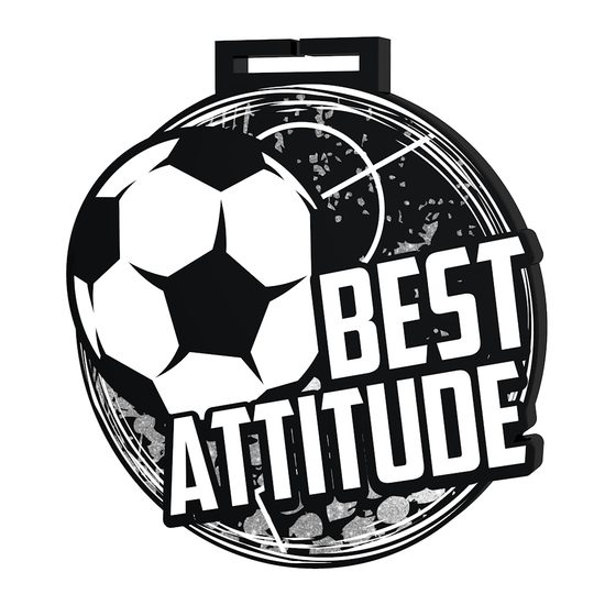 Giant Soccer Best Attitude Medal
