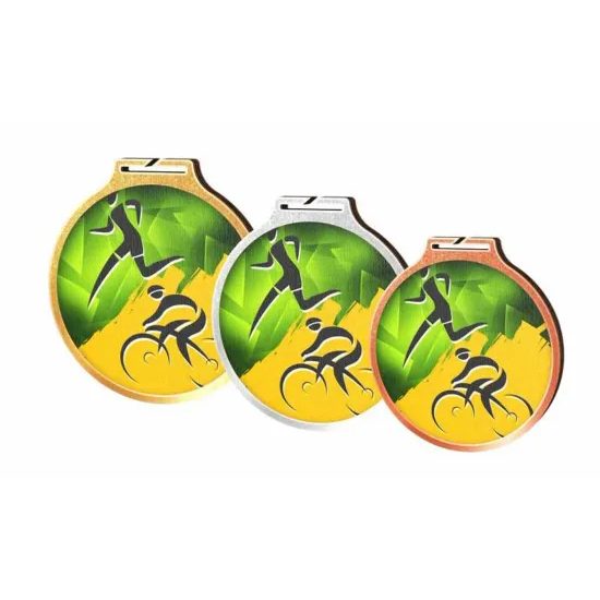 Habitat Duathlon Eco Friendly Wooden Medal