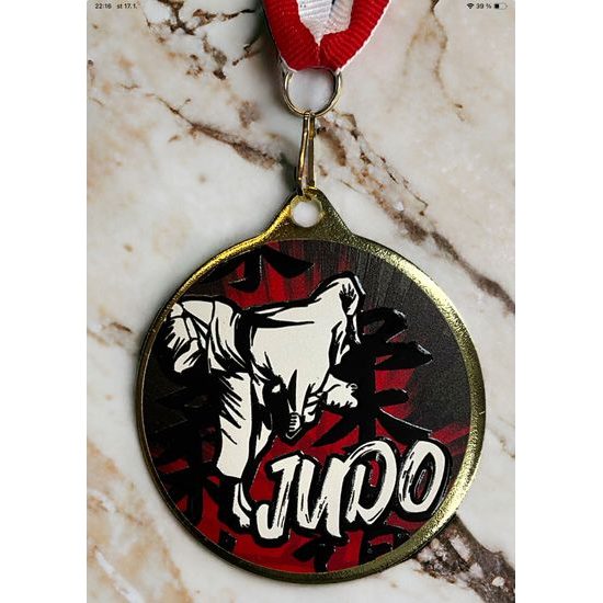 Barnet Judo Color Texture 3D Print MaxMedal