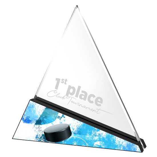 Urban Printed Acrylic Ice Hockey Award