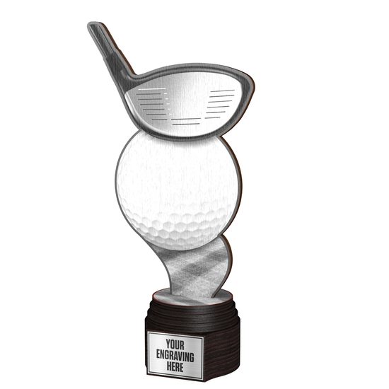 Frontier Classic Real Wood Golf Trophy