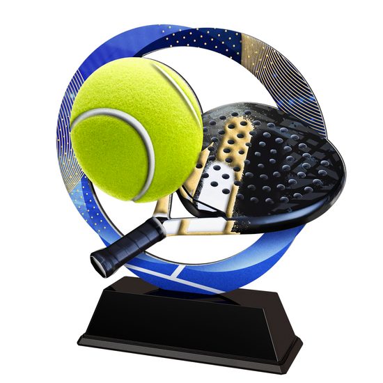 Onyx Stainless Steel Padel Trophy
