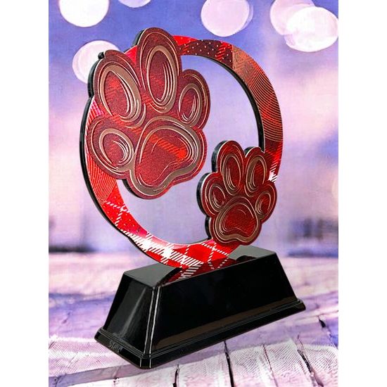Onyx Stainless Steel Cynology Trophy