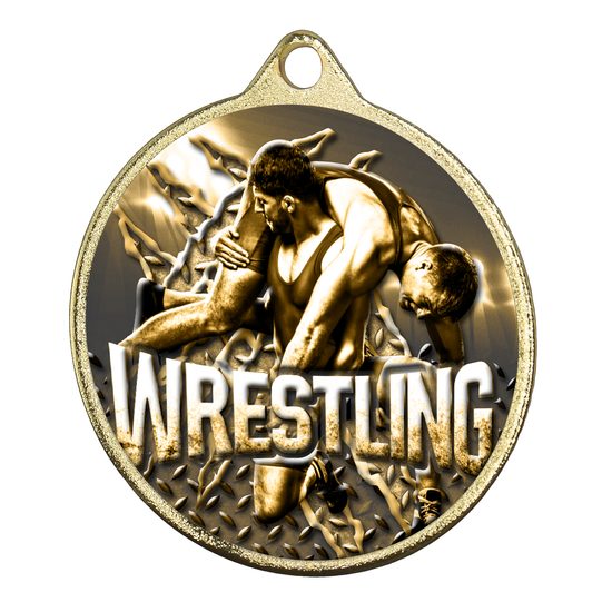 Barnet Wrestling Classic Texture 3D Print MaxMedal