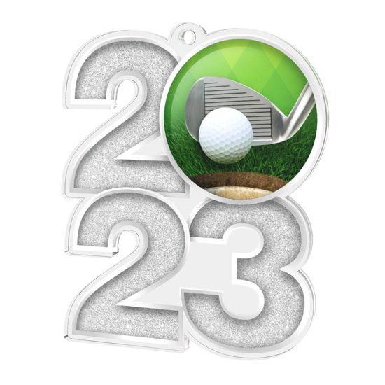 Golf 202 Acrylic Medal