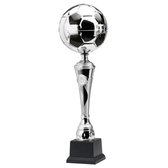 Salah Silver and Black Soccer Trophy