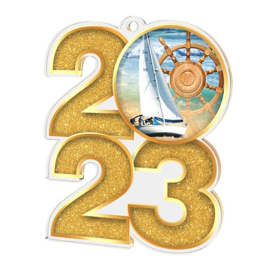 Sailing Acrylic 2023 Medal