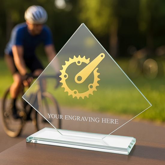 Vanguard Glass and Metal Fusion Cycling Trophy