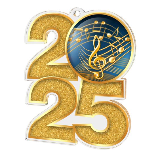 Music 2025 Acrylic Medal