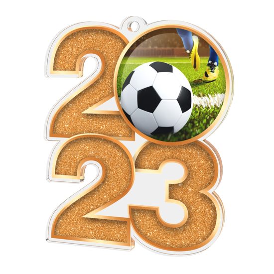 Soccer 2023 Acrylic Medal