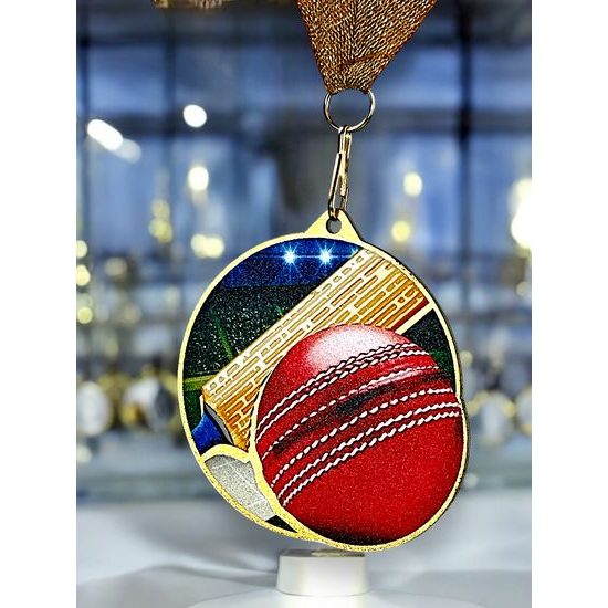 Aurum Stainless Steel Cricket Medal