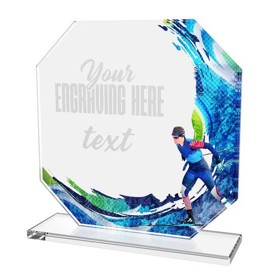 Hutton Cross Country Skiing Glass Award