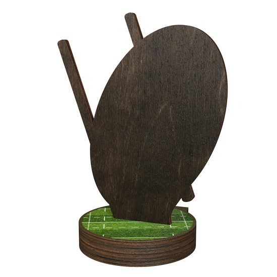 Grove Rugby Real Wood Trophy