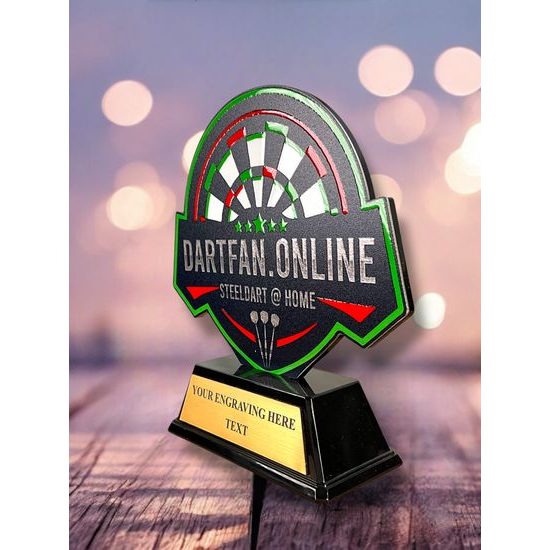 Infinity Metal & Black Acrylic Custom Award