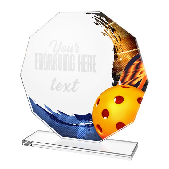Hopper Pickleball Glass Award