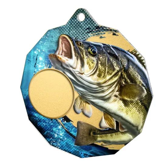 Dodeca Fishing Stainless Steel Logo Insert Medal